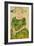 Young Girl with Blue Ribbon, 1911-Egon Schiele-Framed Giclee Print