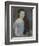 Young Girl with Dark Brown Hair and Blue Eyes-Pierre-Auguste Renoir-Framed Giclee Print