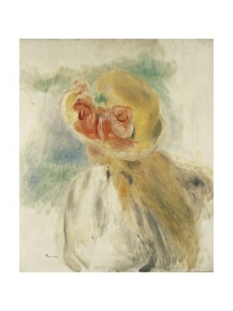 'Young Girl with Flowers in Her Hat Jeune Fille Au Chapeau Fleuri, C