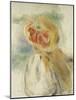 Young Girl with Flowers in Her Hat; Jeune Fille Au Chapeau Fleuri, C.1900-1905-Pierre-Auguste Renoir-Mounted Giclee Print