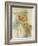 Young Girl with Flowers in her Hat-Pierre-Auguste Renoir-Framed Giclee Print