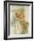 Young Girl with Flowers in her Hat-Pierre-Auguste Renoir-Framed Giclee Print