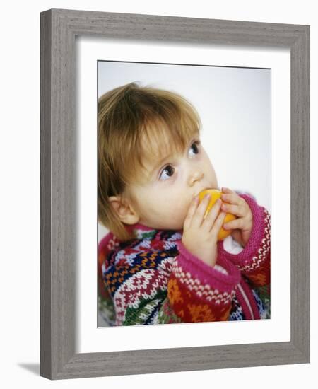 Young Girl with Satsuma-Ian Boddy-Framed Photographic Print