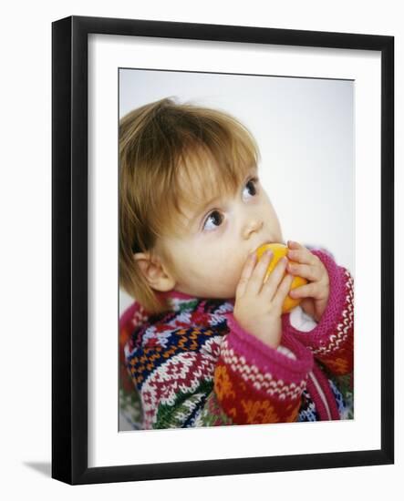 Young Girl with Satsuma-Ian Boddy-Framed Photographic Print