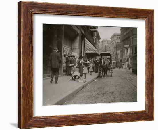 Young Girl Wood Pickers-Lewis Wickes Hine-Framed Photo