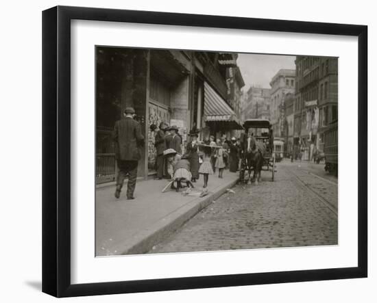 Young Girl Wood Pickers-Lewis Wickes Hine-Framed Photo