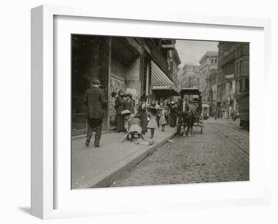 Young Girl Wood Pickers-Lewis Wickes Hine-Framed Photo