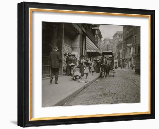 Young Girl Wood Pickers-Lewis Wickes Hine-Framed Photo