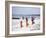 Young Girls and Their Mother Walking Along the Beach, Zanzibar, Tanzania, East Africa, Africa-Yadid Levy-Framed Photographic Print