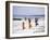 Young Girls and Their Mother Walking Along the Beach, Zanzibar, Tanzania, East Africa, Africa-Yadid Levy-Framed Photographic Print