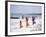 Young Girls and Their Mother Walking Along the Beach, Zanzibar, Tanzania, East Africa, Africa-Yadid Levy-Framed Photographic Print