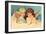 Young Girls as Cherubs, Illustration-null-Framed Art Print