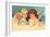 Young Girls as Cherubs, Illustration-null-Framed Art Print