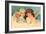 Young Girls as Cherubs, Illustration-null-Framed Art Print