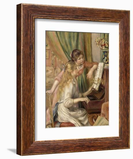 Young Girls at the Piano, 1892-Pierre-Auguste Renoir-Framed Giclee Print