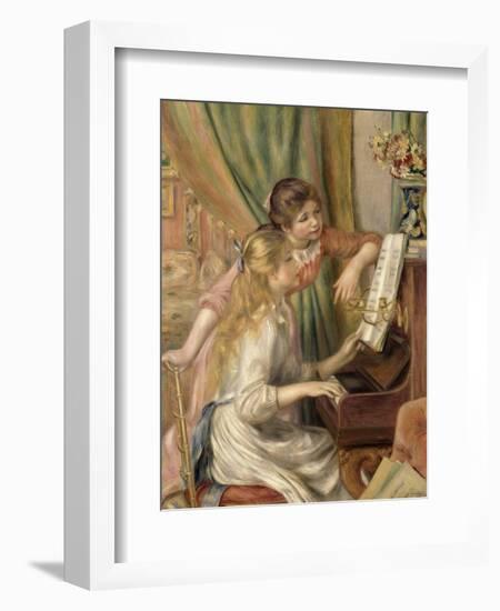 Young Girls at the Piano, 1892-Pierre-Auguste Renoir-Framed Giclee Print