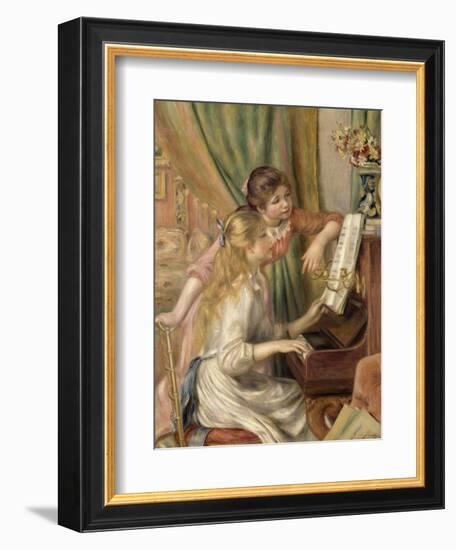 Young Girls at the Piano, 1892-Pierre-Auguste Renoir-Framed Giclee Print