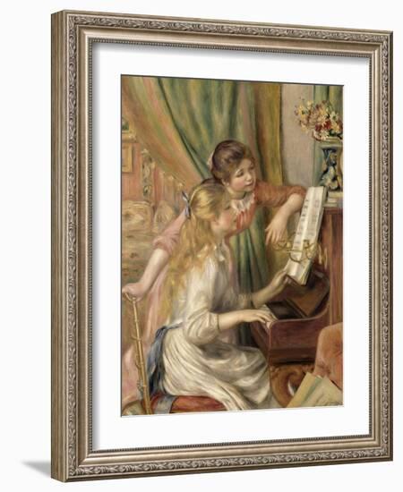 Young Girls at the Piano, 1892-Pierre-Auguste Renoir-Framed Giclee Print