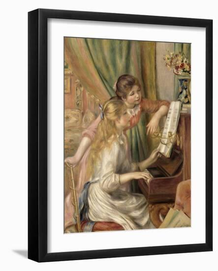 Young Girls at the Piano, 1892-Pierre-Auguste Renoir-Framed Giclee Print