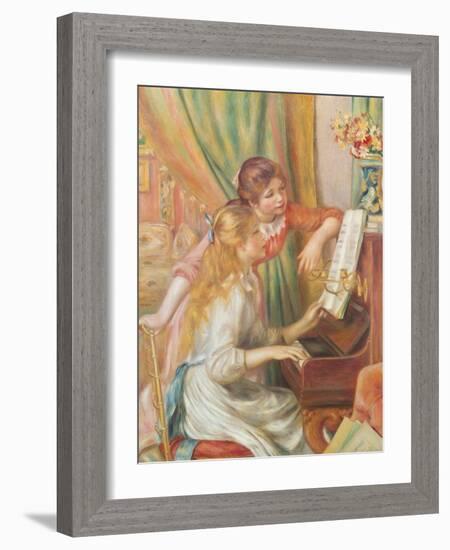 Young Girls at the Piano, 1892-Pierre-Auguste Renoir-Framed Giclee Print