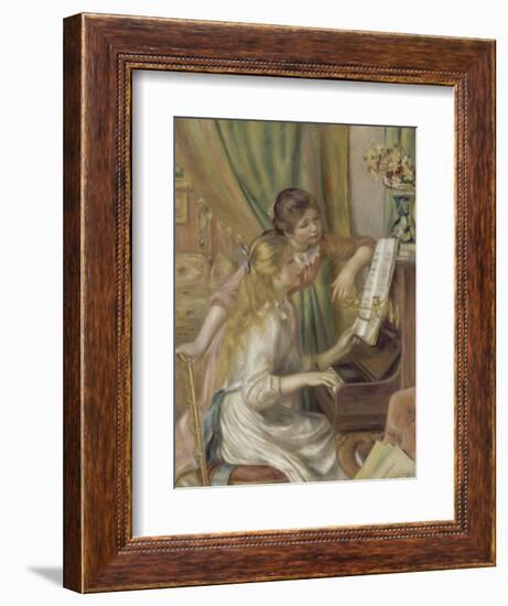 Young Girls at the Piano, 1892-Pierre-Auguste Renoir-Framed Giclee Print