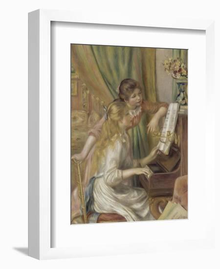 Young Girls at the Piano, 1892-Pierre-Auguste Renoir-Framed Giclee Print