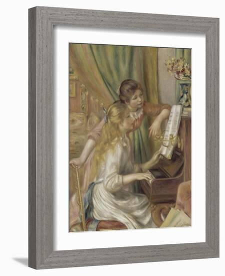 Young Girls at the Piano, 1892-Pierre-Auguste Renoir-Framed Giclee Print