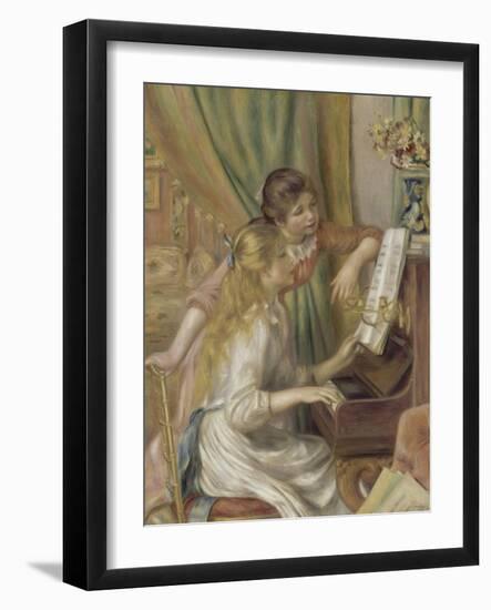 Young Girls at the Piano, 1892-Pierre-Auguste Renoir-Framed Giclee Print