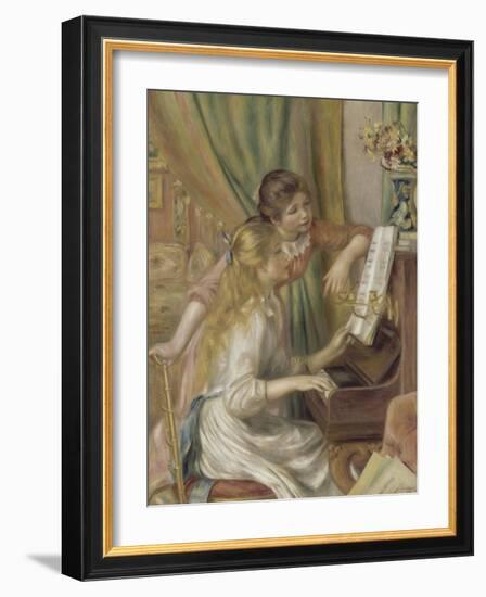 Young Girls at the Piano, 1892-Pierre-Auguste Renoir-Framed Giclee Print