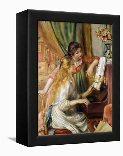 Young Girls at the Piano, 1892-Pierre-Auguste Renoir-Framed Premier Image Canvas