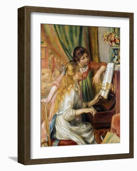 Young Girls at the Piano, 1892-Pierre-Auguste Renoir-Framed Giclee Print