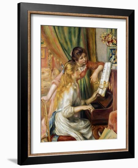 Young Girls at the Piano, 1892-Pierre-Auguste Renoir-Framed Giclee Print