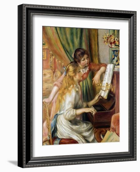 Young Girls at the Piano, 1892-Pierre-Auguste Renoir-Framed Giclee Print