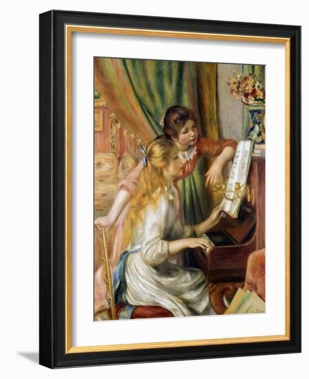 Young Girls at the Piano, 1892-Pierre-Auguste Renoir-Framed Giclee Print