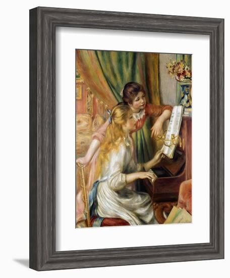 Young Girls at the Piano, 1892-Pierre-Auguste Renoir-Framed Giclee Print