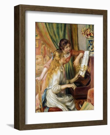 Young Girls at the Piano, 1892-Pierre-Auguste Renoir-Framed Giclee Print