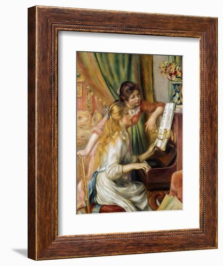 Young Girls at the Piano, 1892-Pierre-Auguste Renoir-Framed Giclee Print