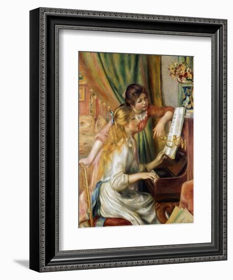 Young Girls at the Piano, 1892-Pierre-Auguste Renoir-Framed Giclee Print