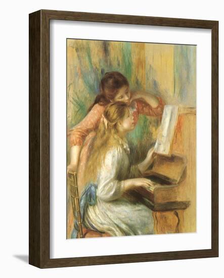 Young Girls at the Piano, 1892-Pierre-Auguste Renoir-Framed Giclee Print