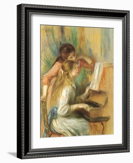 Young Girls at the Piano, 1892-Pierre-Auguste Renoir-Framed Giclee Print