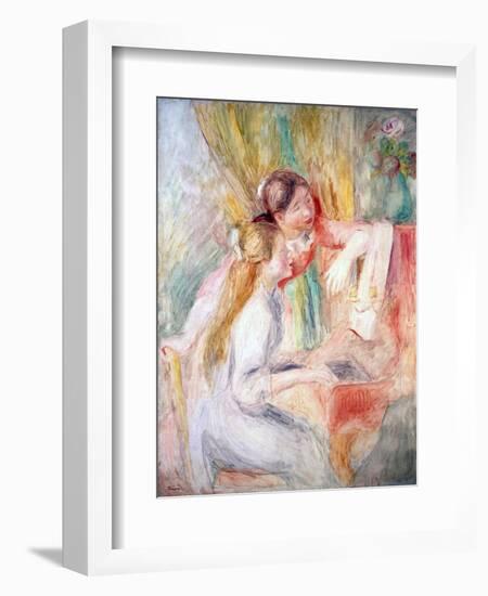 Young Girls at the Piano, 1892-Pierre-Auguste Renoir-Framed Giclee Print