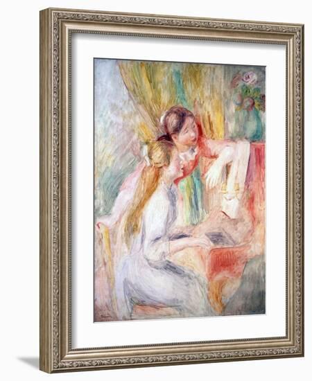 Young Girls at the Piano, 1892-Pierre-Auguste Renoir-Framed Giclee Print