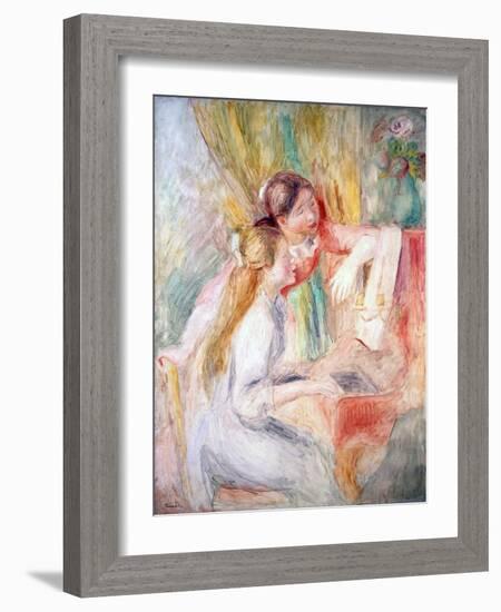 Young Girls at the Piano, 1892-Pierre-Auguste Renoir-Framed Giclee Print