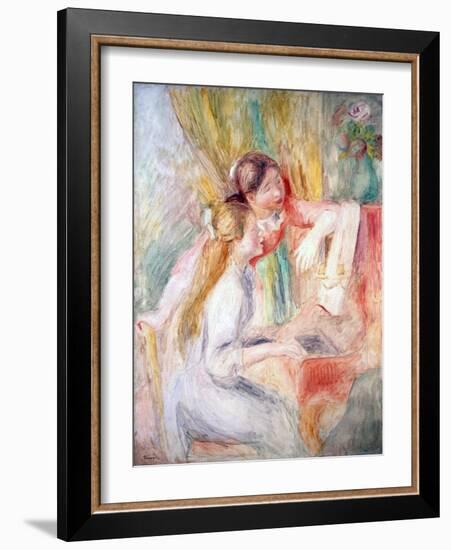 Young Girls at the Piano, 1892-Pierre-Auguste Renoir-Framed Giclee Print