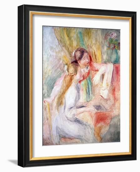 Young Girls at the Piano, 1892-Pierre-Auguste Renoir-Framed Giclee Print