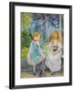 Young Girls at the Window, 1892-Berthe Morisot-Framed Giclee Print