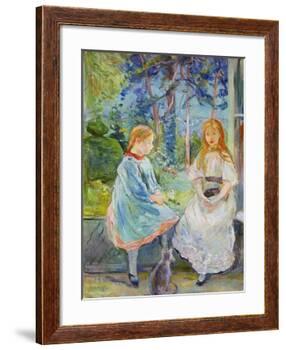 Young Girls at the Window, 1892-Berthe Morisot-Framed Giclee Print