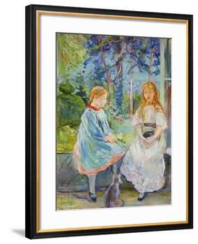 Young Girls at the Window, 1892-Berthe Morisot-Framed Giclee Print