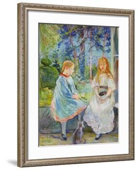 Young Girls at the Window, 1892-Berthe Morisot-Framed Giclee Print