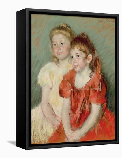 Young Girls, C.1900-Mary Cassatt-Framed Premier Image Canvas